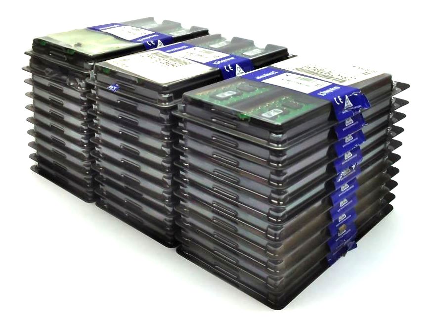 Lot of 30 Kingston 41Y2732 DDR2 SDRAM Memory Modules 667MHz 2x2 4G KTM2726K2/4G