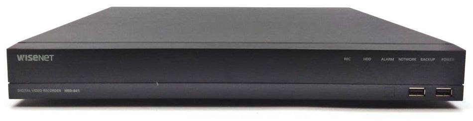 Wisenet Hanwha Techwin HRD-841 Digital Video Recorder Analog HD 8 Channel 4TB