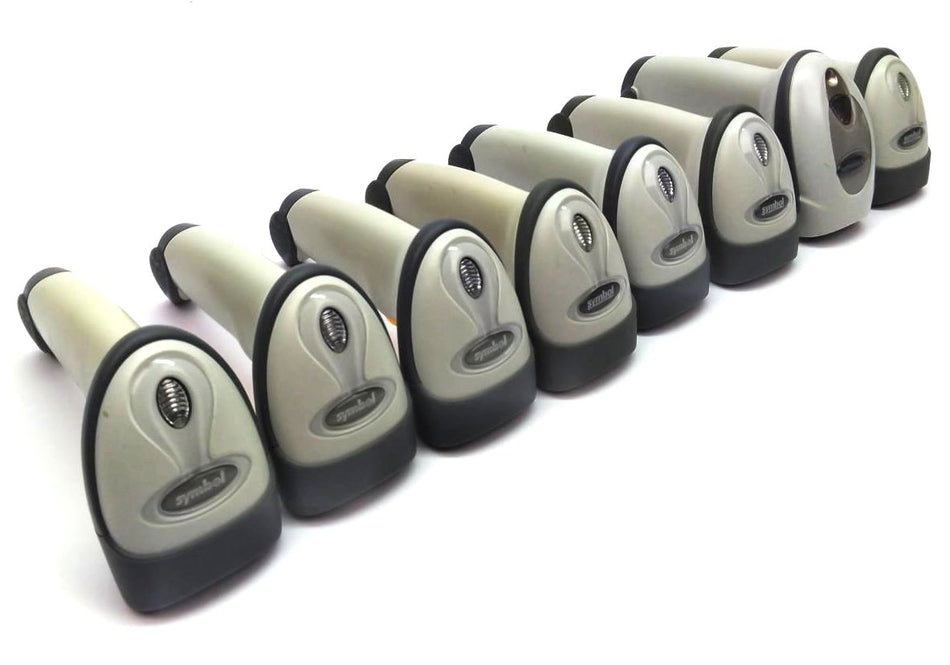 Lot of 8 Symbol LS2208 Barcode Scanner Handheld Point of Sale LS2208-SR20001