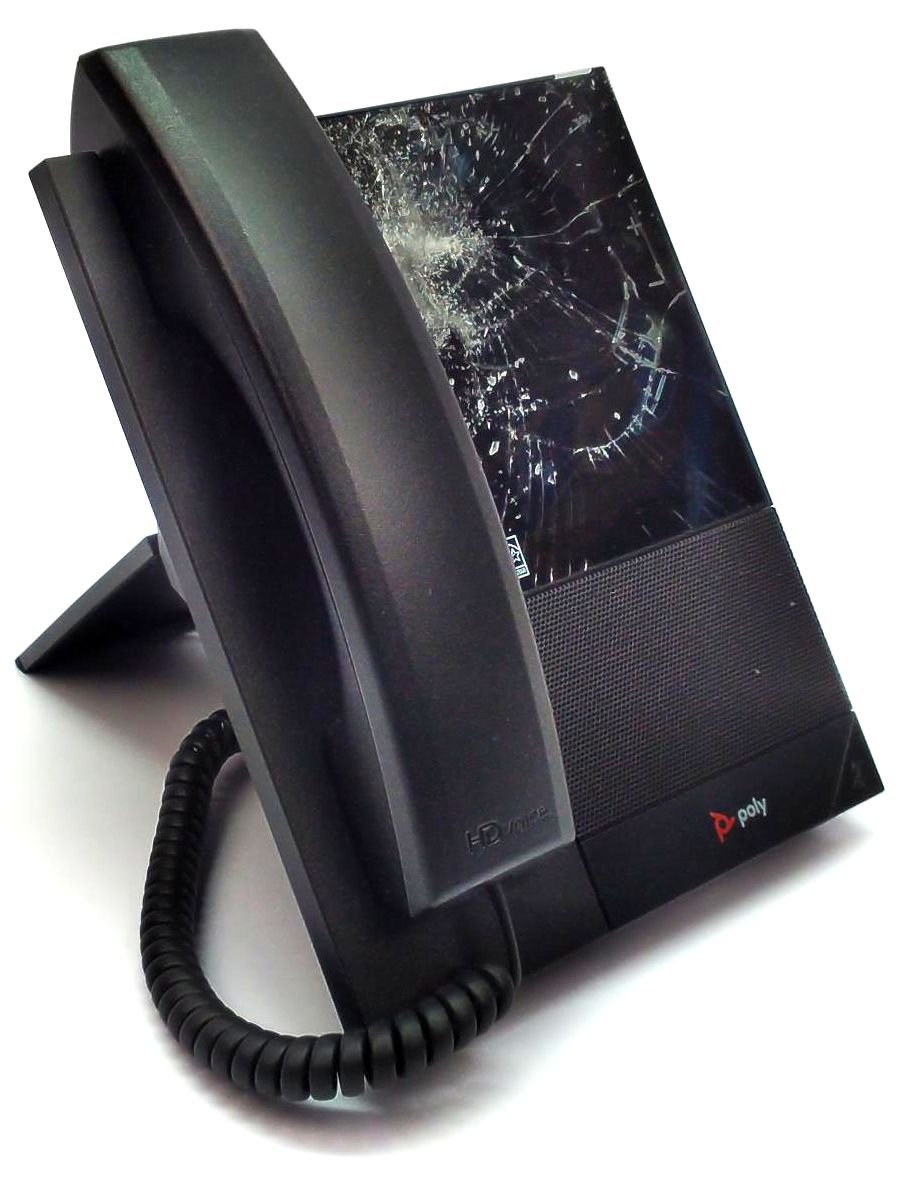 HP Poly CCX 505 Business Media Phone Microsoft Teams Wi-Fi Bluetooth 82Z79AA