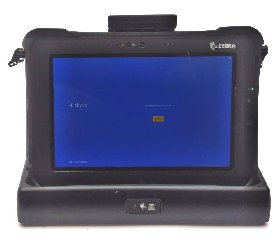 Zebra RTL10B1 Rugged Tablet Android RTL10B1-A1AS0X0000NA with Charging Cradle