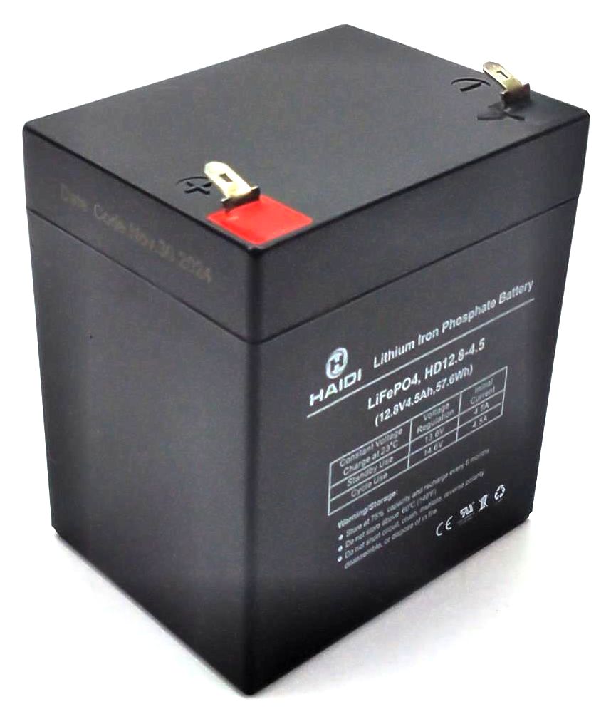 Haida Lithium Iron Phosphate Battery for Altronix BTL125 LiFePO4 12.8V 4.5Ah