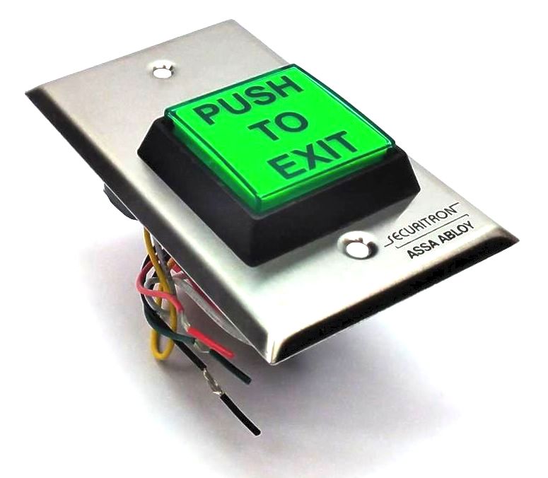 Securitron Assa Abloy Push to Exit Button Emergency Switch Action EEB2