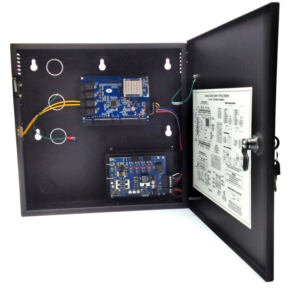 Speco A2E4P 2-Door Controller Expandable up to 4 Doors Enclosure 120VAC 1.5A