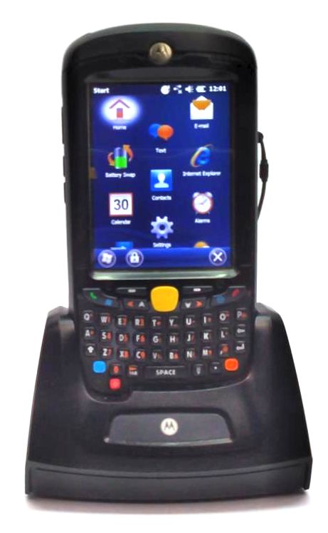 Motorola MC55A Mobile Computer Barcode Scanner MC55A0-P40SWQQA9WR + Cradle