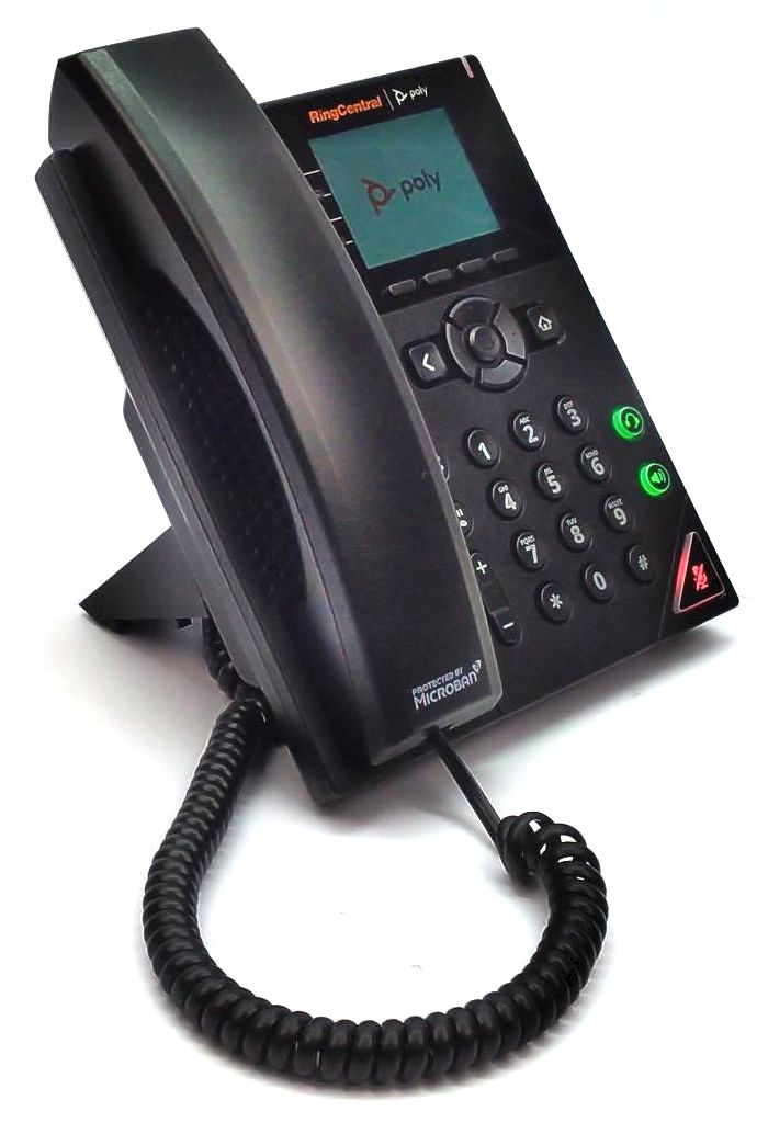 Poly VVX250 Desktop Business VoIP Phone Ringcentral Speakerphone 2201-48820-003