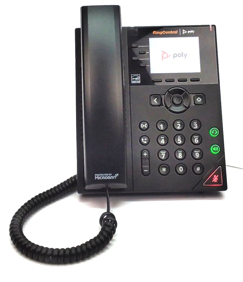 Poly VVX250 Desktop Business VoIP Phone Ringcentral Speakerphone 2201-48820-003