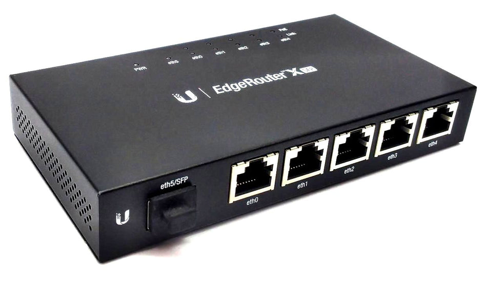Ubiquiti EdgeRouter X SFP Gigabit Ethernet Router 5 Ports ER-X-SFP