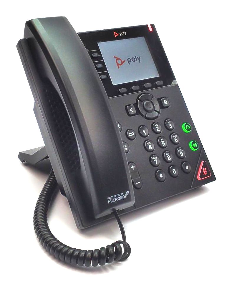 Poly VVX 350 Business Office IP Phone Speakerphone 6 Line Desktop 2200-48830-001
