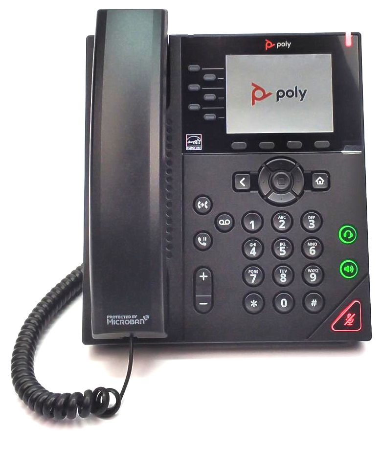 Poly VVX 350 Business Office IP Phone Speakerphone 6 Line Desktop 2200-48830-001