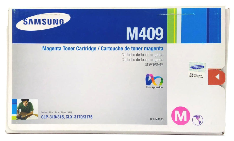 Samsung CLP-310 M409 Toner Cartridge Magenta CLT-M409S Genuine OEM