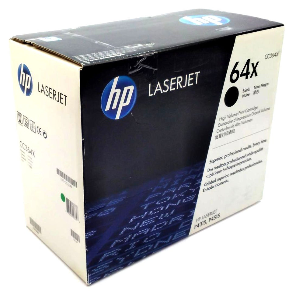 HP 64X LaserJet P4015 P4515 Toner Cartridge Black CC364X Genuine OEM