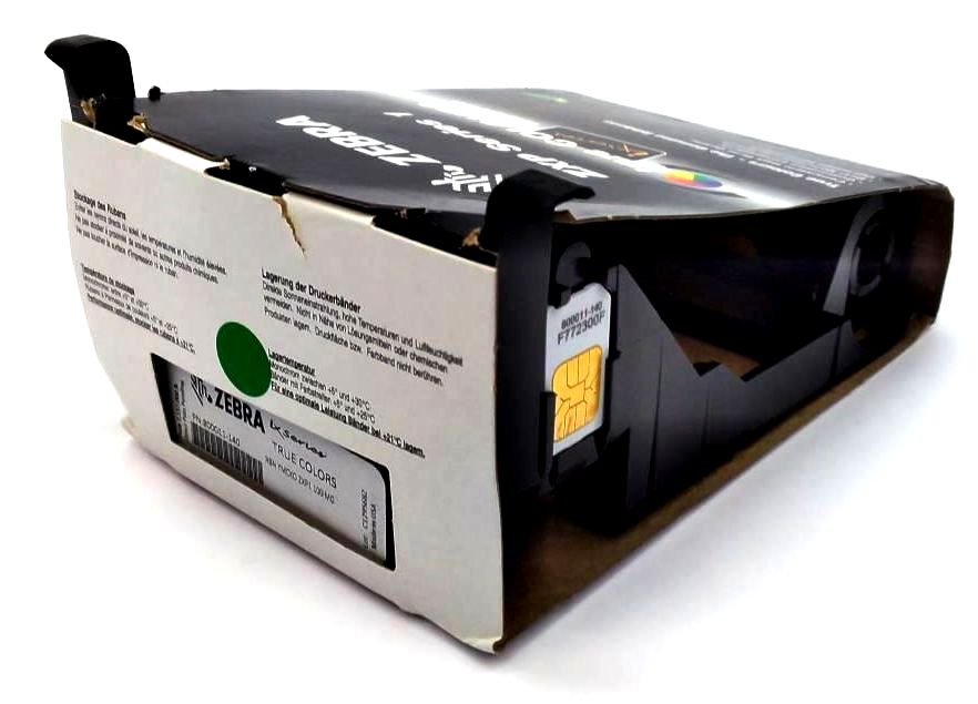 Zebra 800011-140 ZXP Series 1 ID Card Printer Ribbon YMCKO 100IMG Genuine OEM