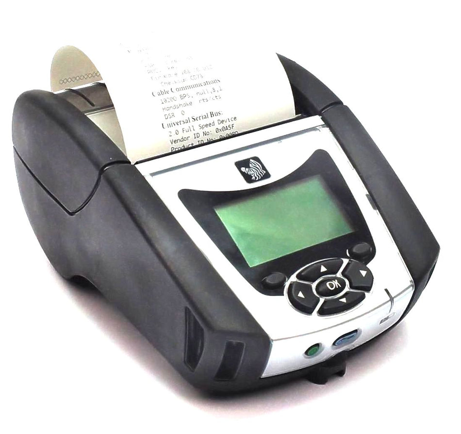 Zebra QLn320 Mobile Barcode Printer Wi-Fi Bluetooth USB QN3-AUGA0E00-00