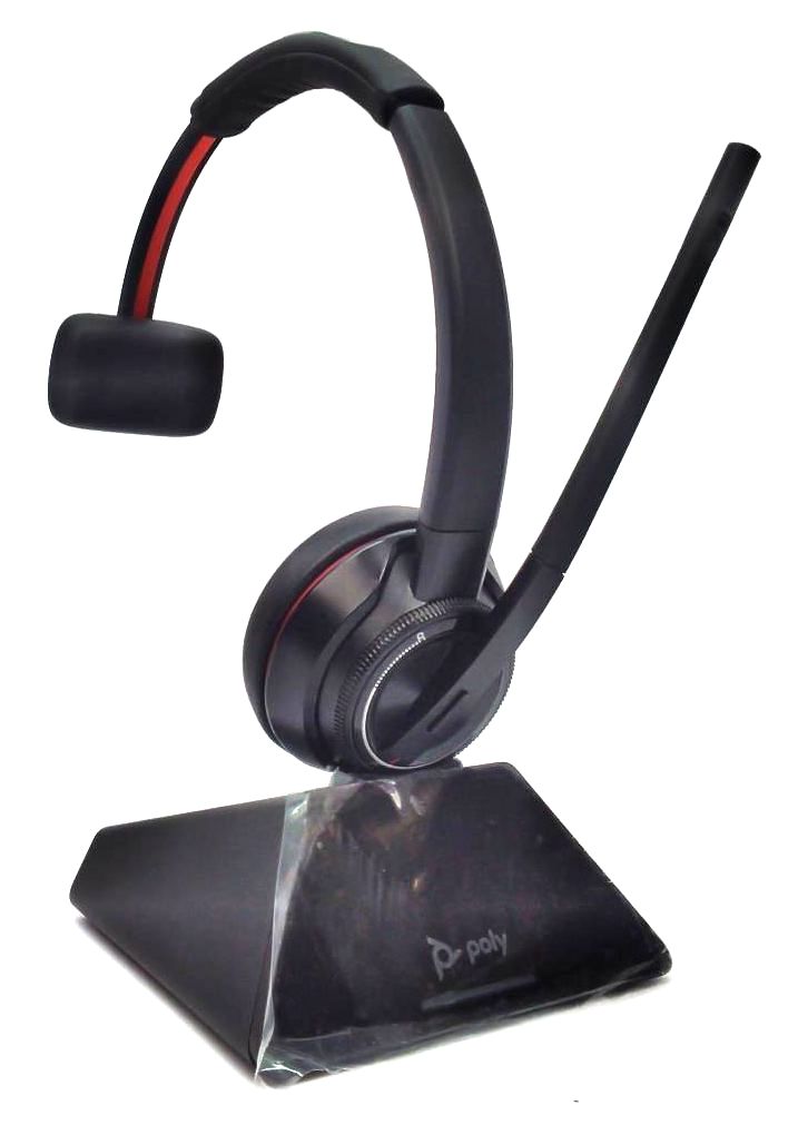 Poly Savi 8210 Office Wireless DECT Headset with Noise Canceling Mic W8210T
