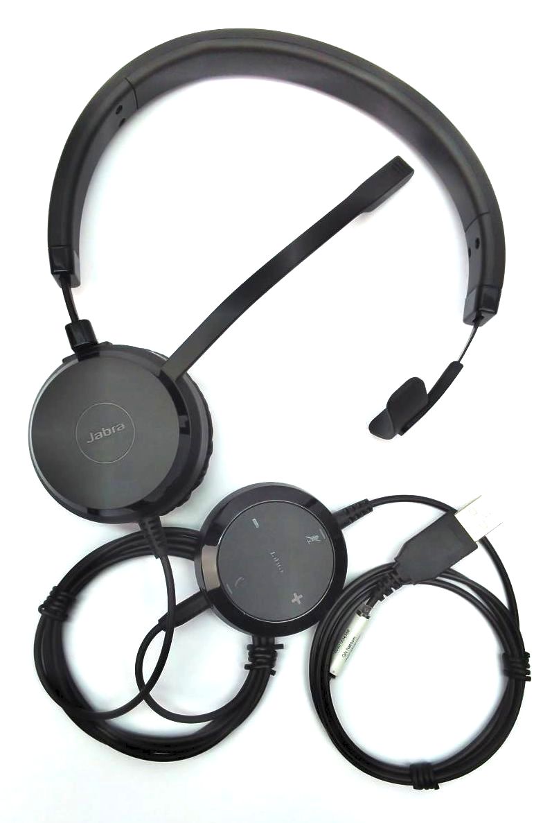 Jabra GN Netcom ENC060 Headset Over the Ear W340 with Microphone Microsoft Teams