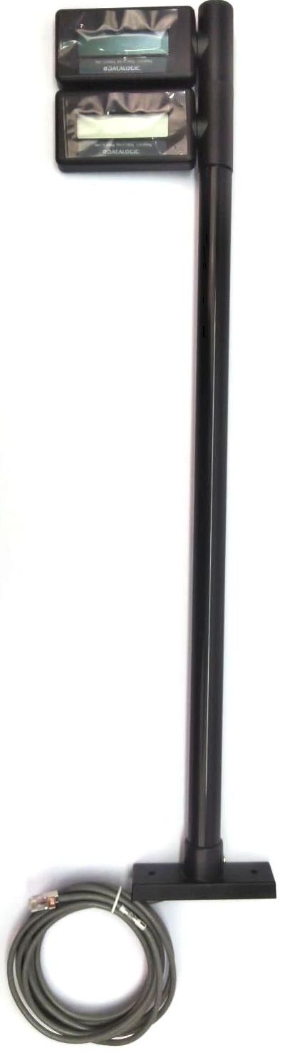 Datalogic Magellan 9800i Dual Customer Weight Pole LCD Display 8300RD 700384701