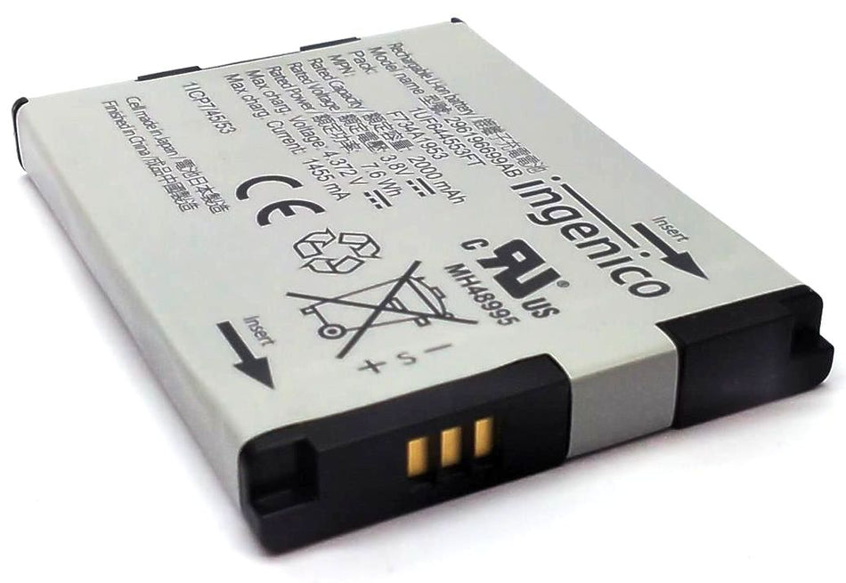 Ingenico iSMP4 Battery Credit Card Reader 2000mAh 3.8V 7.6WH F734A1953 Genuine