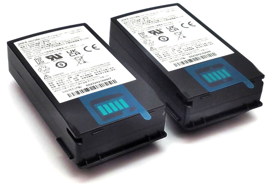 Point Mobile PM451 Battery 4.2Vdc 5700mAh 451-BTEC Genuine OEM - Pack  of 2