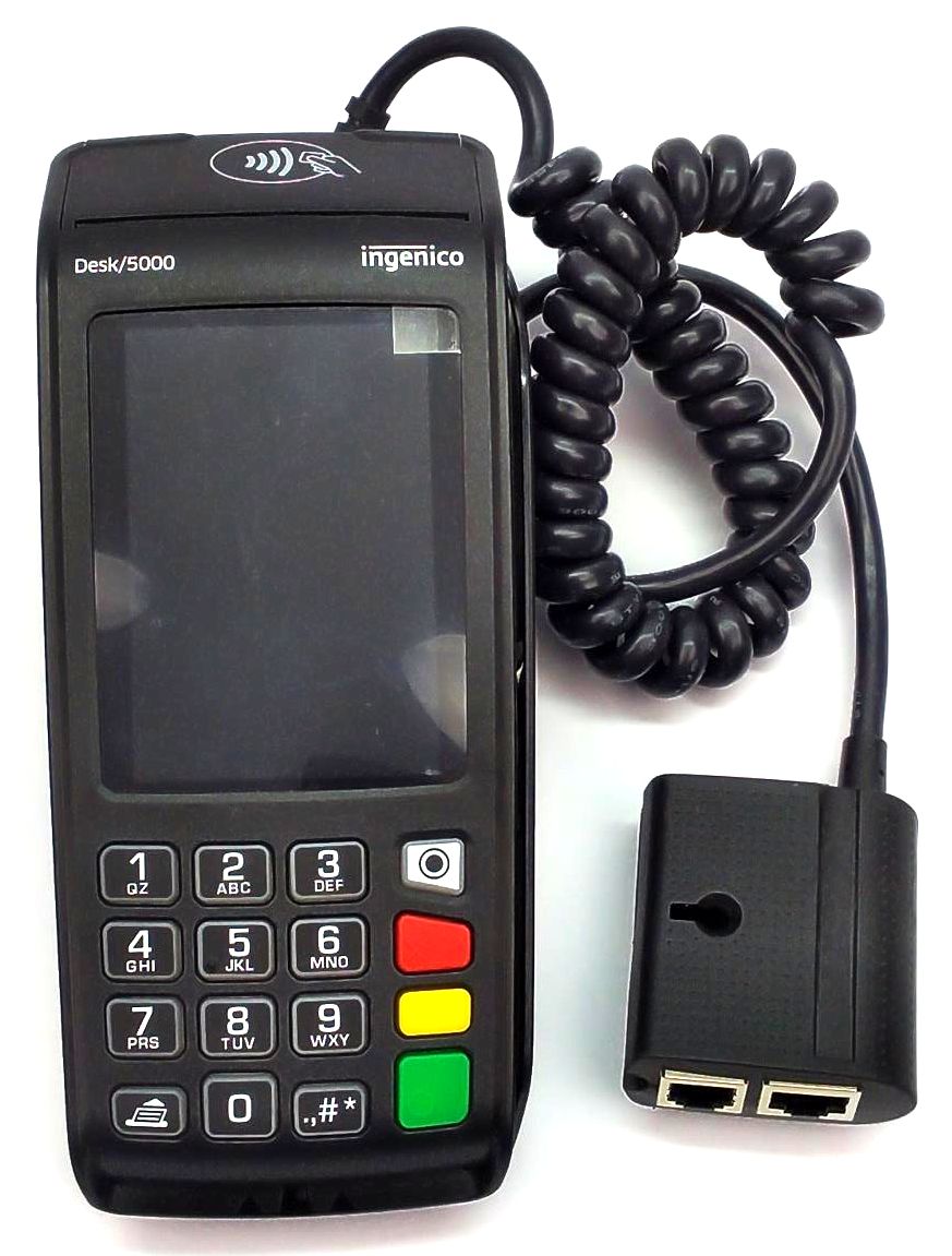 Ingenico Desk 5000 Payment Terminal Card Reader PoS Contactless TCA300 ...