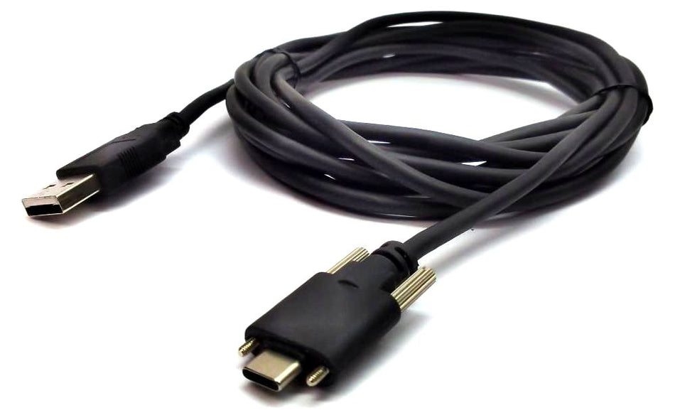 Zebra FS10 Locking USB-C to USB-A Cable Fixed Scanner CBL-USB00400-USA00 Genuine