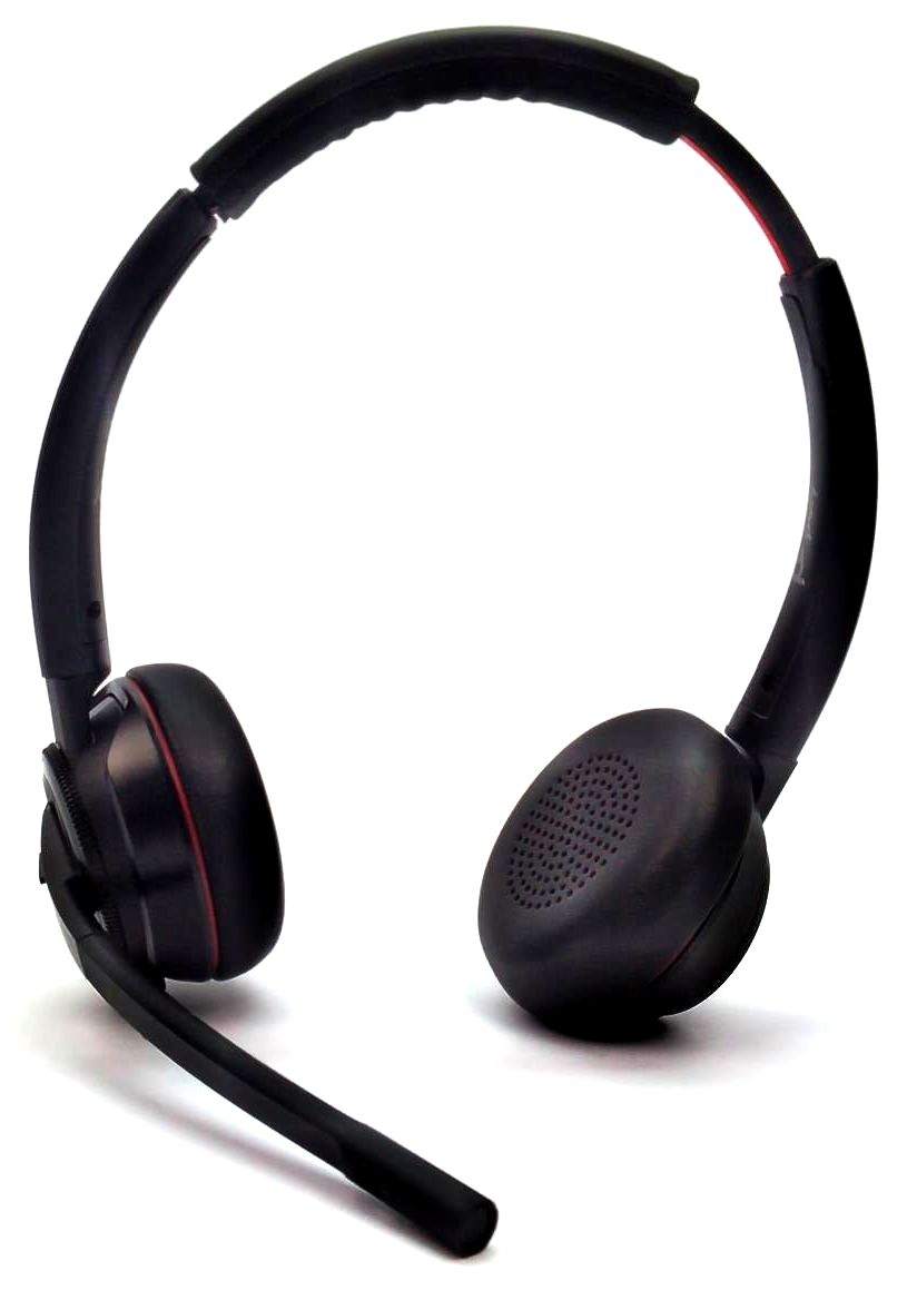 Poly Plantronics W8220T Headset Headphone Over the Head Wireless with Mic