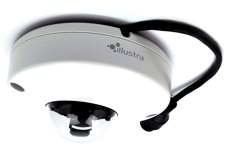 Illustra Tyco PRO Compact Mini-Dome Security Camera Outdoor IPS03CFOCWST