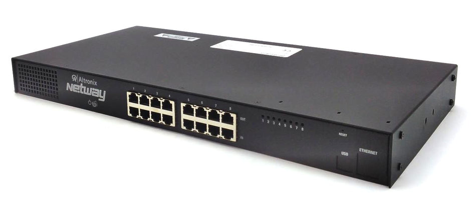 Altronix NetWay81G PoE+ Midspan Injector Managed 8 Ports 240W