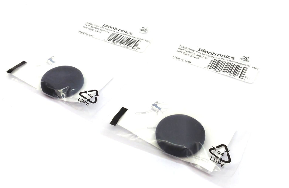 Plantronics Encorepro HW530 Foam Ear Cushion 88817-01 Genuine OEM - Pack of 2