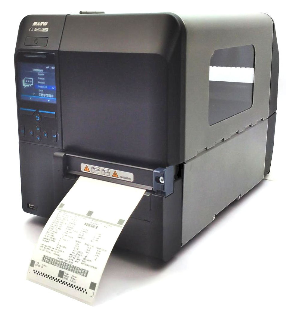 SATO CL4NX Plus Industrial Barcode Label Printer with Cutter WWCLP2001-NMR