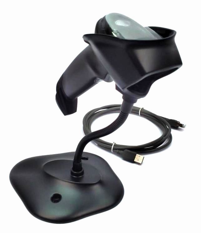 Zebra DS2208 Barcode Scanner Handheld DS2208-SR7U2100SGW with Gooseneck Stand