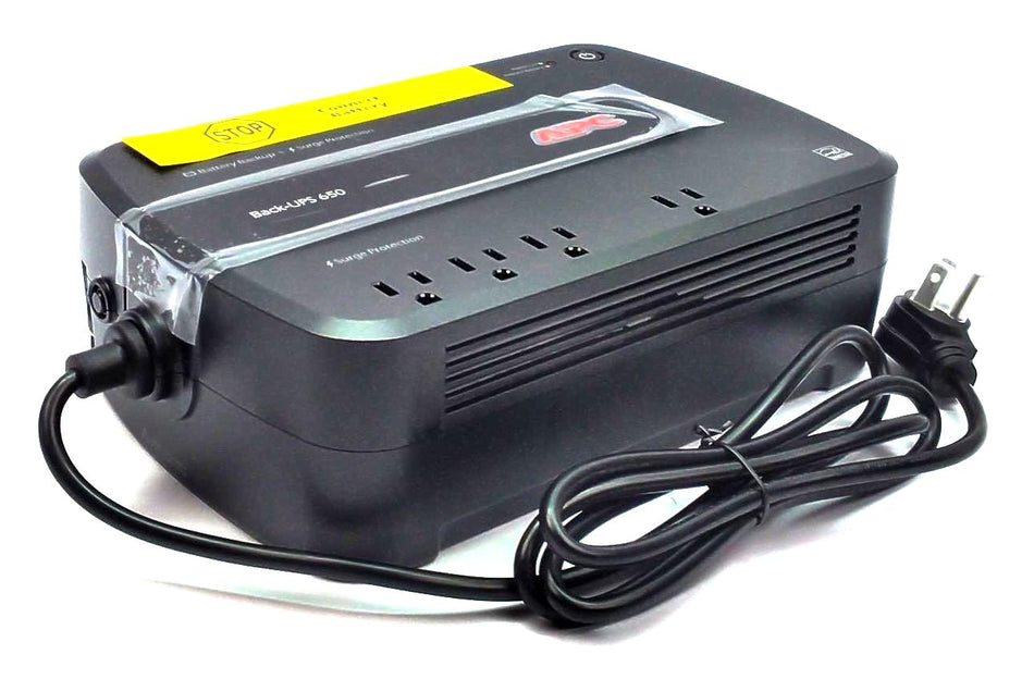 APC BE650G1 Back-UPS 650 with 4 Outlet Surge Protection 650VA 120V