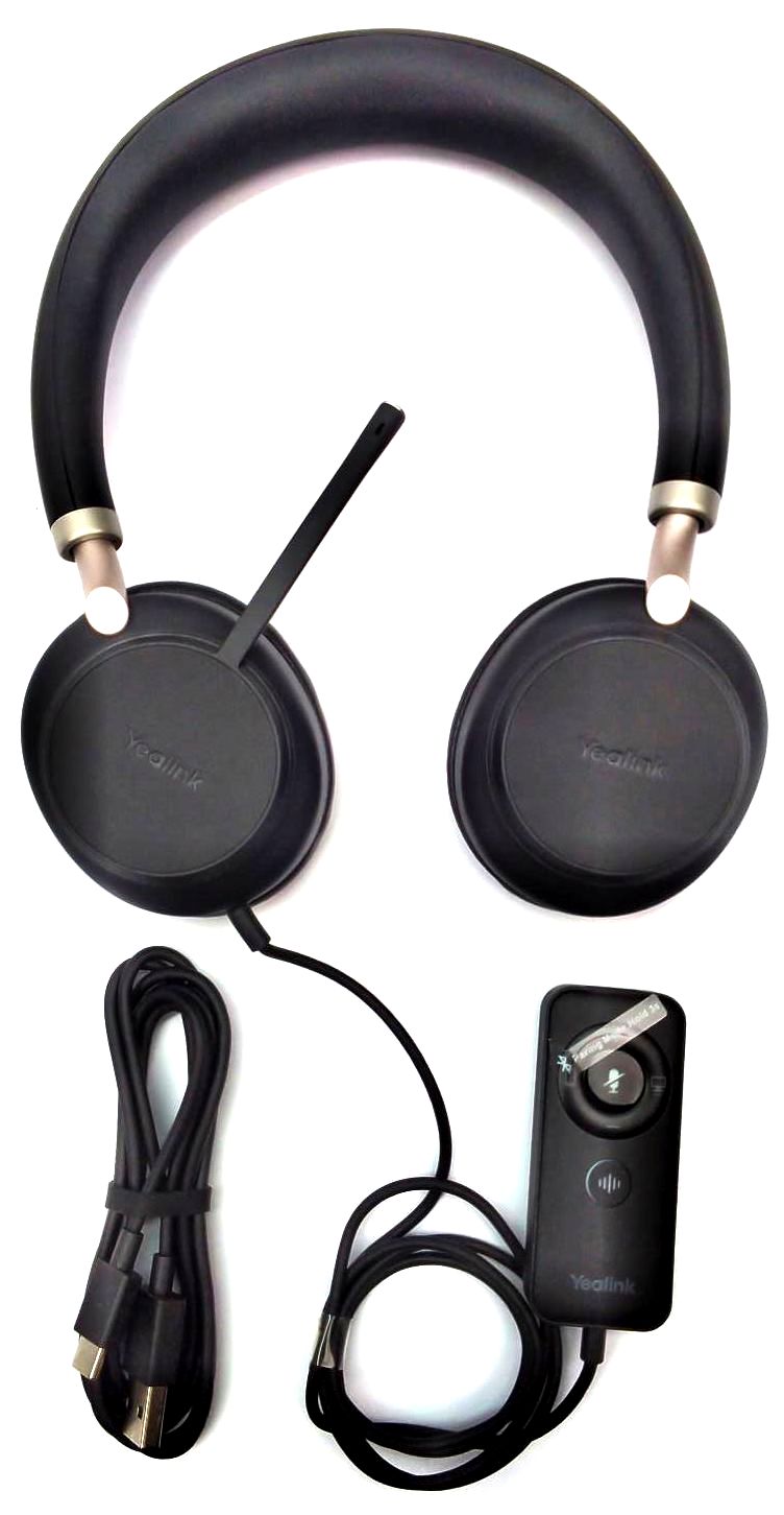Yealink UH38 Dual UC-BAT Binaural Headphone Headset Over the Head 1308082