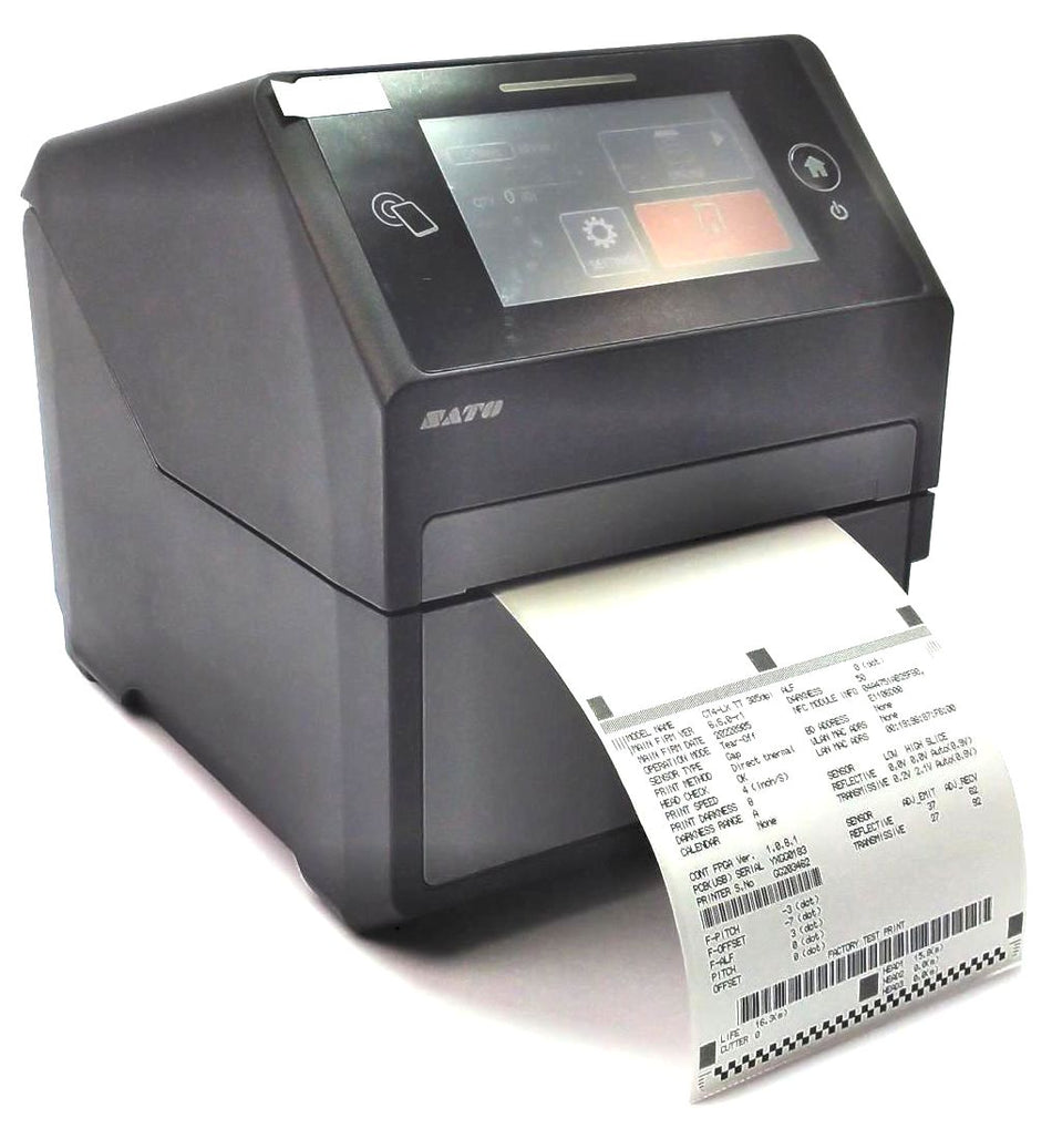 SATO CT4-LX Barcode Label Printer Thermal Transfer Touchscreen USB WWCT04041