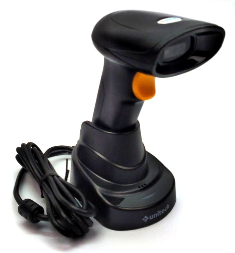 Unitech MS822 Barcode Scanner Wireless Bluetooth MS822-2UBU02-5G with Cradle