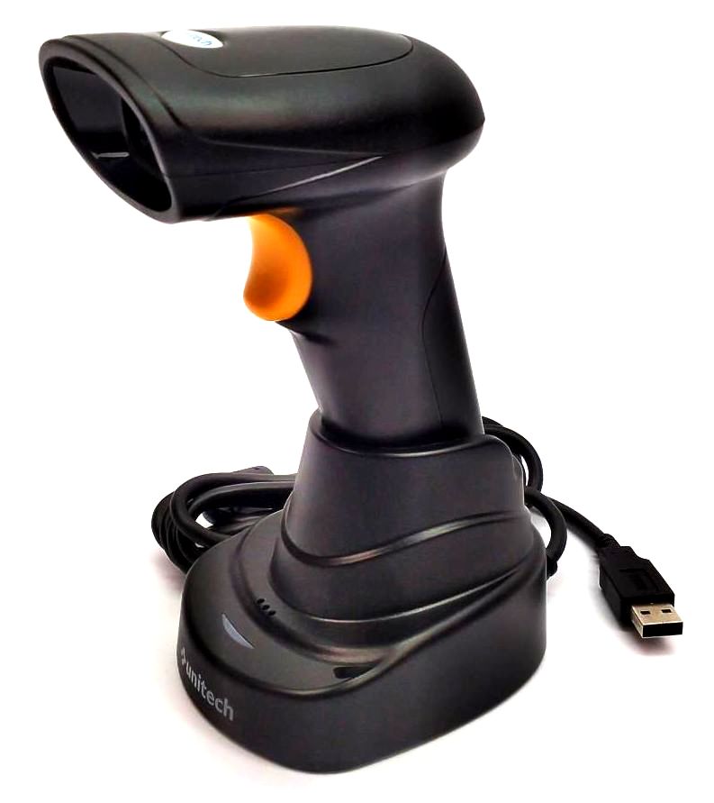 Unitech MS822 Barcode Scanner Wireless Bluetooth MS822-2UBU02-5G with Cradle