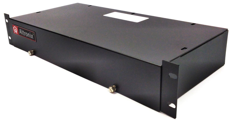 Altronix 2U Rack Mount Battery Enclosure 19 Gauge RE2 Fits up to 4 Batteries