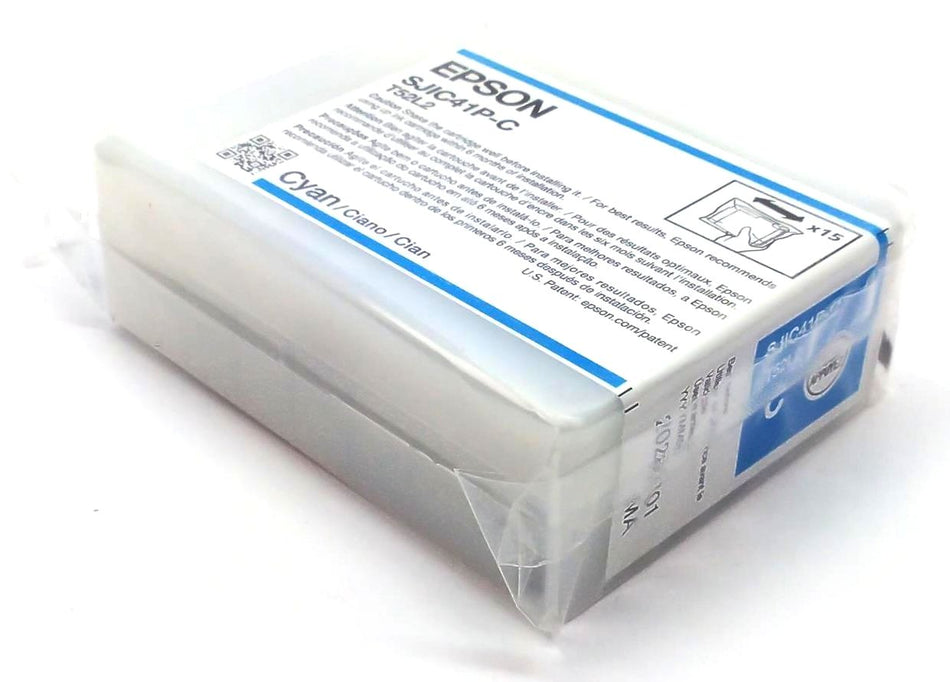 Epson CW-C4000u Ink Cartridge Cyan 50ml SJIC41P(C) T52L2 Genuine OEM
