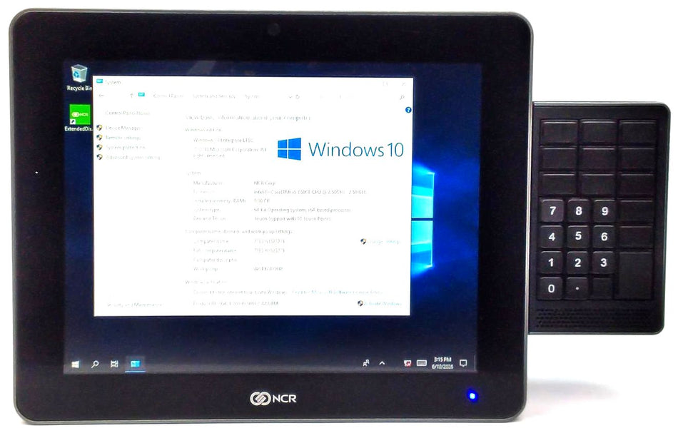 NCR RealPOS XR7Plus PoS Touchscreen Terminal i5-6500T 2.5GHz 7703-3515-8801