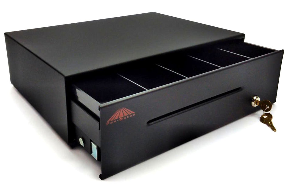 Pan Oston Series 1150 Cash Drawer PoS Lockable 16"x11.5" AB396-4-BL1611