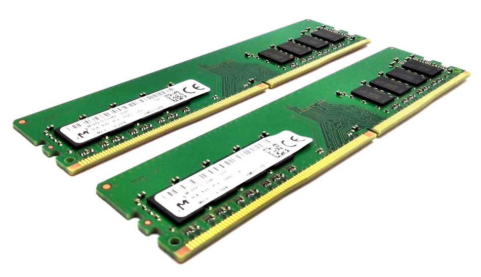 Micron Desktop Ram PC4 Memory 16GB (8x2) PC4-2666V-UA2-11 MTA8ATF1G64AZ-2G6E1