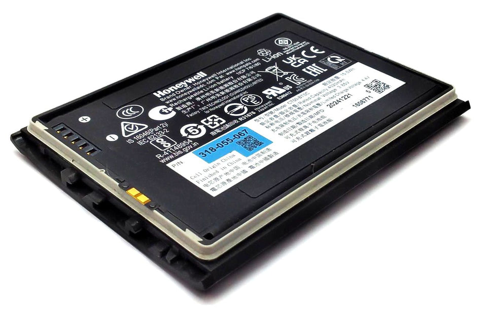 Honeywell CT40 CT40XP CT45 CT45XP Battery 318-055-067 3.85V 4020mAh Genuine OEM