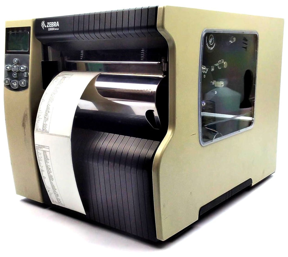 Zebra 220Xi4 Industrial Barcode Label Printer with Rewinder 223-801-00200