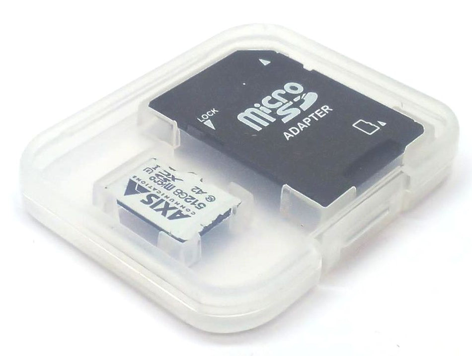 Axis 02365-001 Memory Card 512GB with MicroSDXC Adapter for Video Surveillance