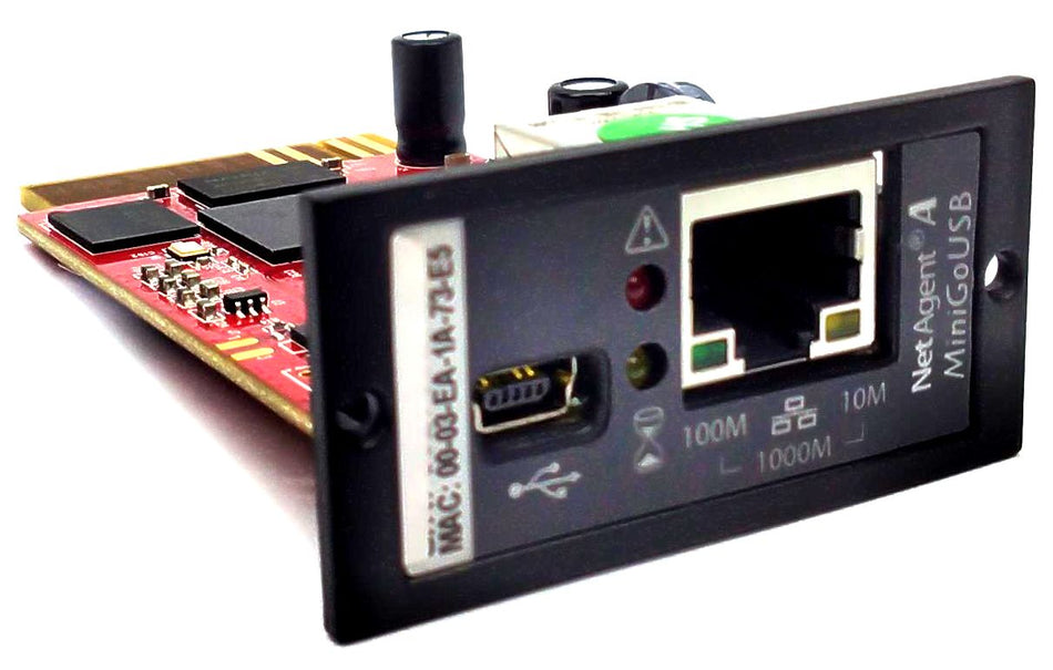 NetAgentA DA806 Mini Go USB One Port Single 3 Phase RTC SNMP Network Card