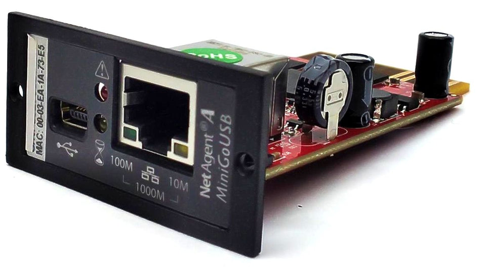 NetAgentA DA806 Mini Go USB One Port Single 3 Phase RTC SNMP Network Card