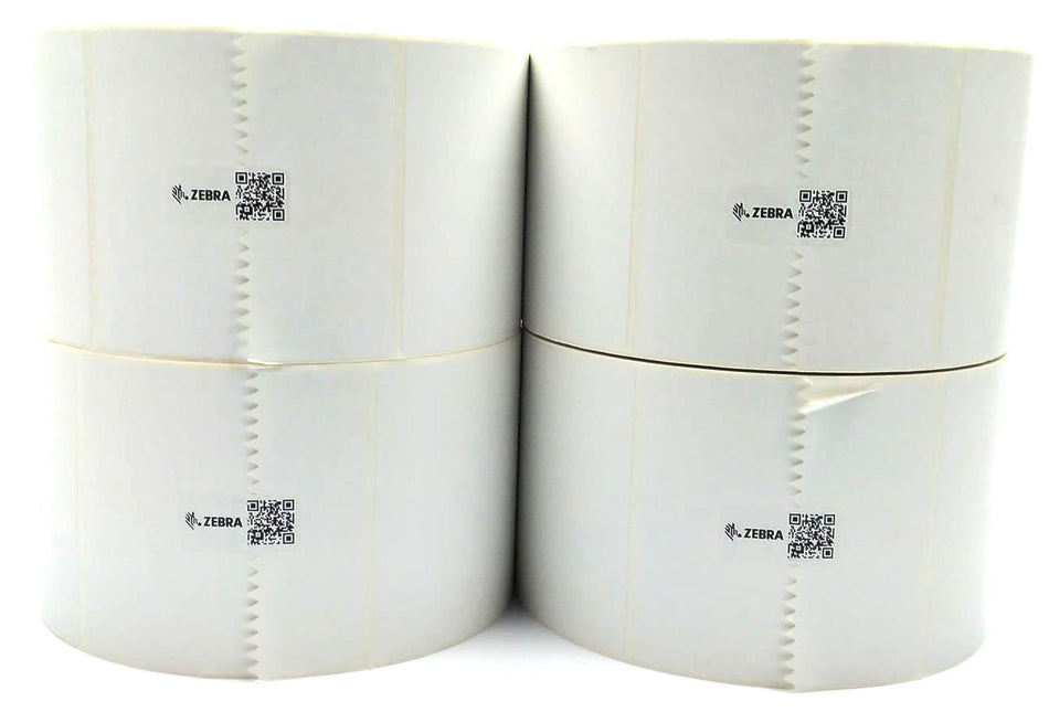 Zebra Labels 4" x 6" Z-Select 4000T Thermal Transfer Genuine OEM 72294 - 4 Rolls