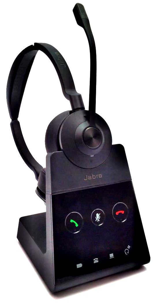 Jabra Engage 75 Stereo Headset Wireless Bluetooth DECT with Touchscreen Base