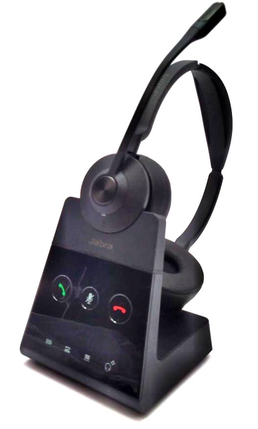 Jabra Engage 75 Stereo Headset Wireless Bluetooth DECT with Touchscreen Base