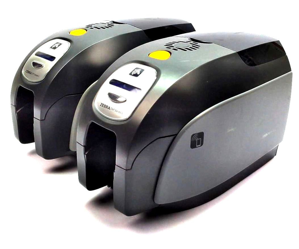 Lot of 2 Zebra ZXP Series 3 ID Card Printer Desktop Color USB Z31-00000200US00